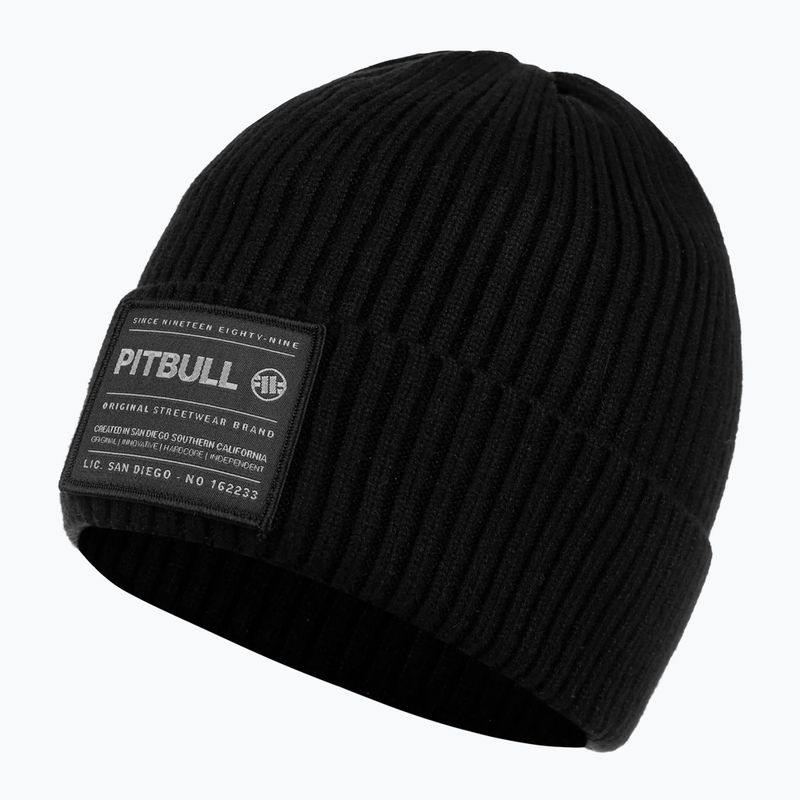 Férfi téli sapka Pitbull Beanie Dock black