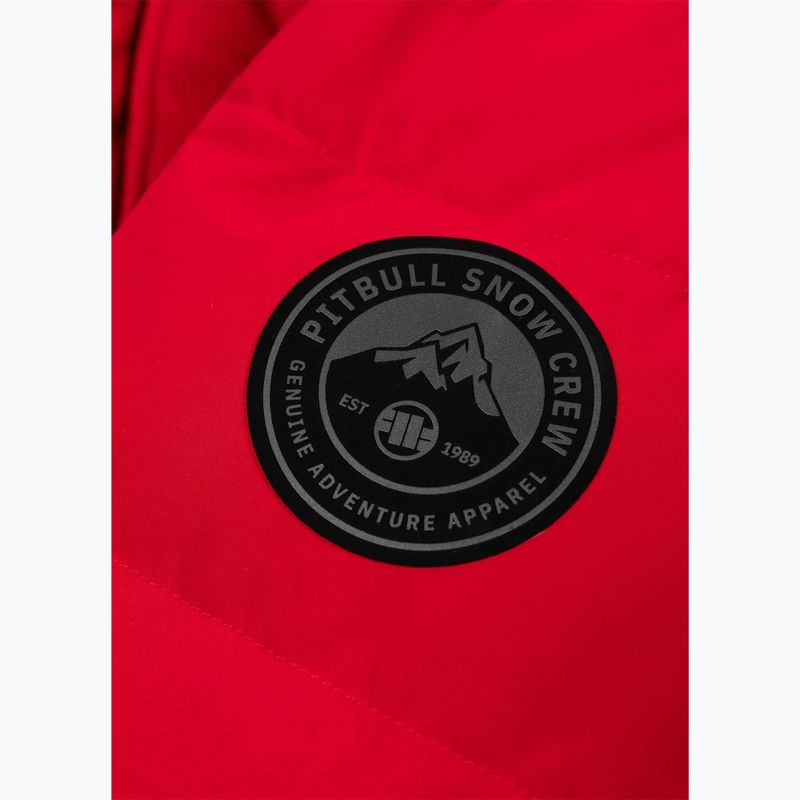 Férfi kabát Pitbull Forest Hooded Parka red 11