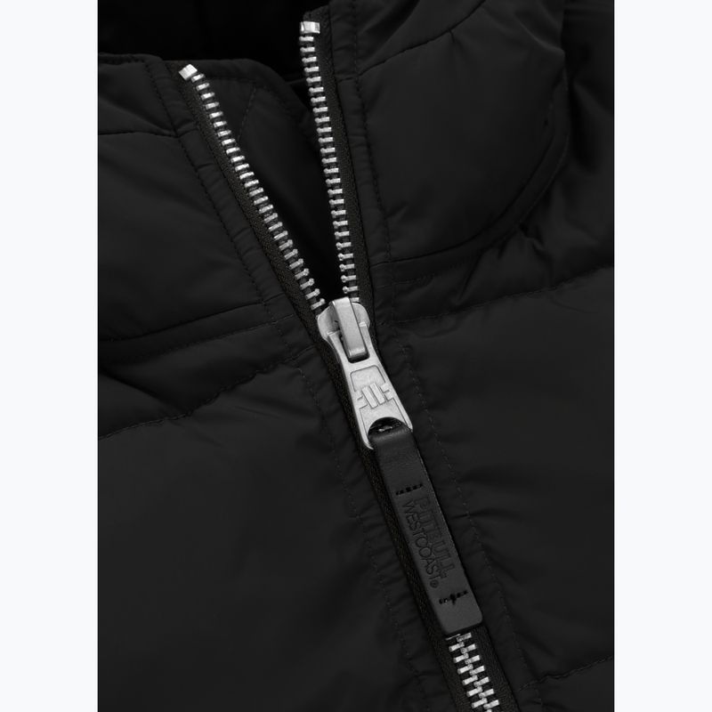 Férfi télikabát Pitbull Gopher Quilted Hooded black 3