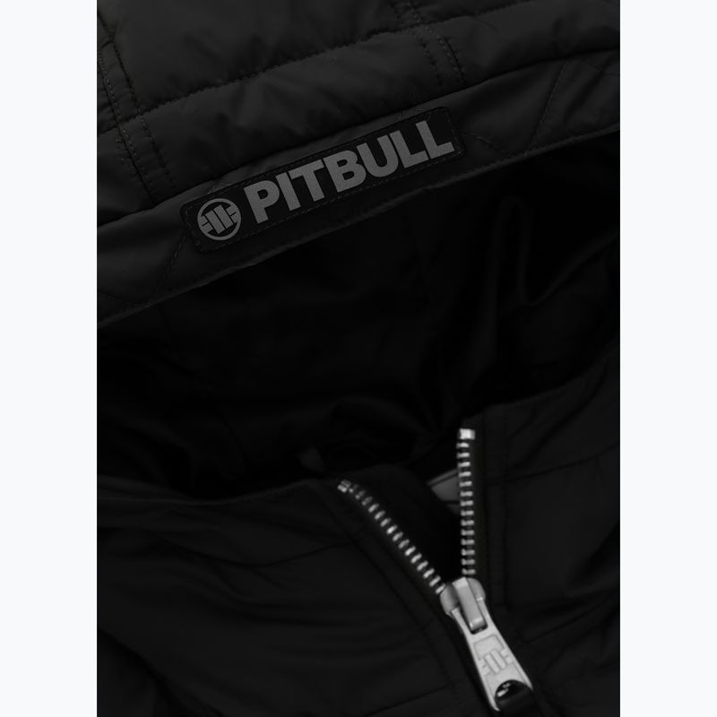Férfi télikabát Pitbull Gopher Quilted Hooded black 4