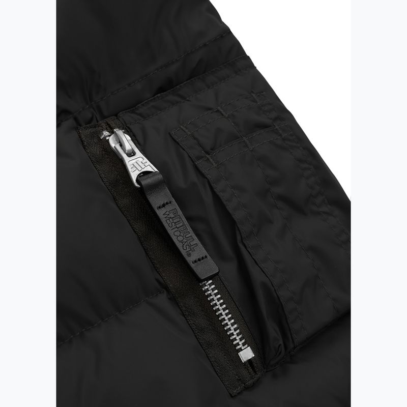 Férfi télikabát Pitbull Gopher Quilted Hooded black 5