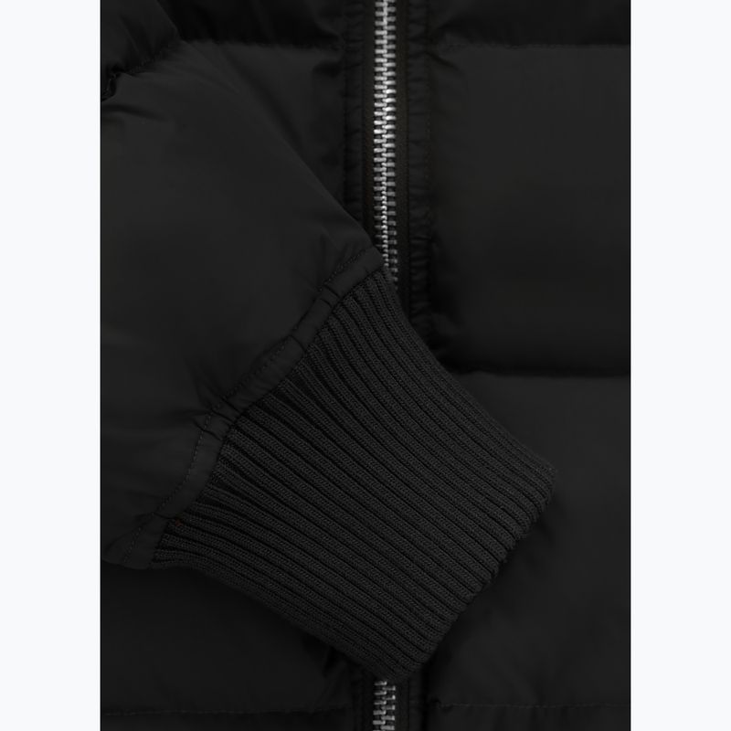 Férfi télikabát Pitbull Gopher Quilted Hooded black 7