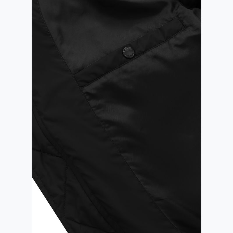 Férfi télikabát Pitbull Gopher Quilted Hooded black 10