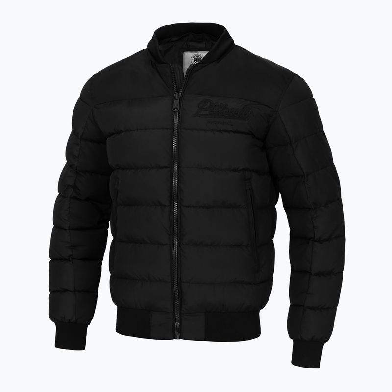 Férfi kabát Pitbull Hidden Quilted Hooded black/black 3