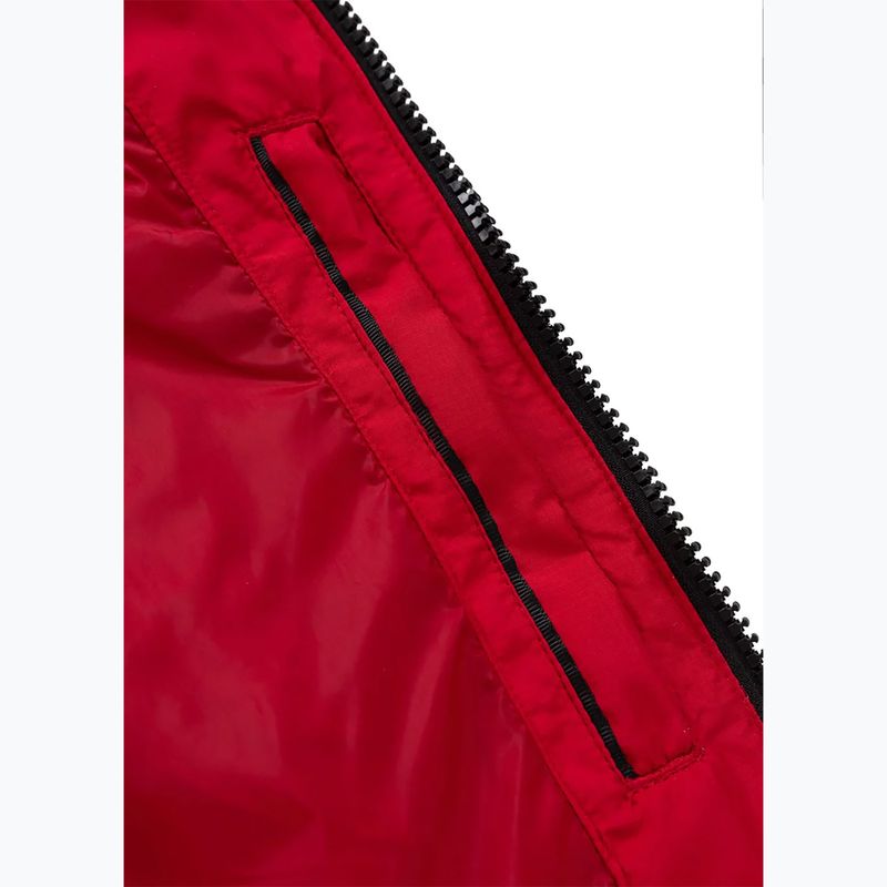 Férfi kabát Pitbull Hidden Quilted Hooded red/beige 12