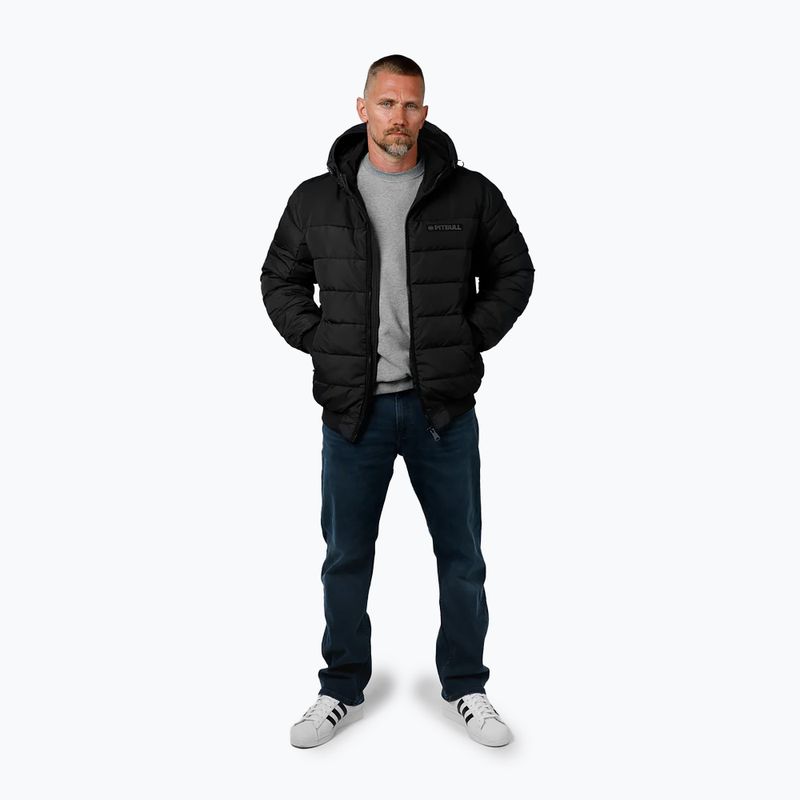 Férfi télikabát Pitbull Dillon Quilted Hooded black 2