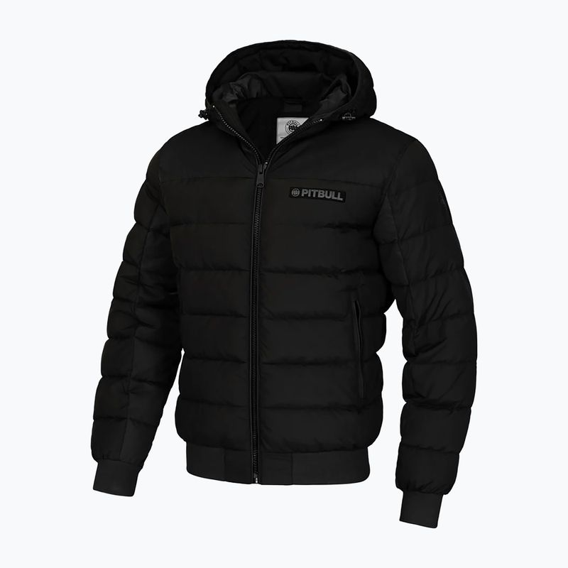 Férfi télikabát Pitbull Dillon Quilted Hooded black 5