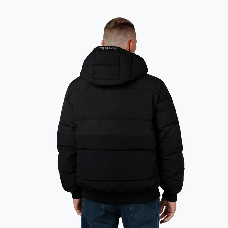 Férfi télikabát Pitbull Patton Quilted Hooded black 3