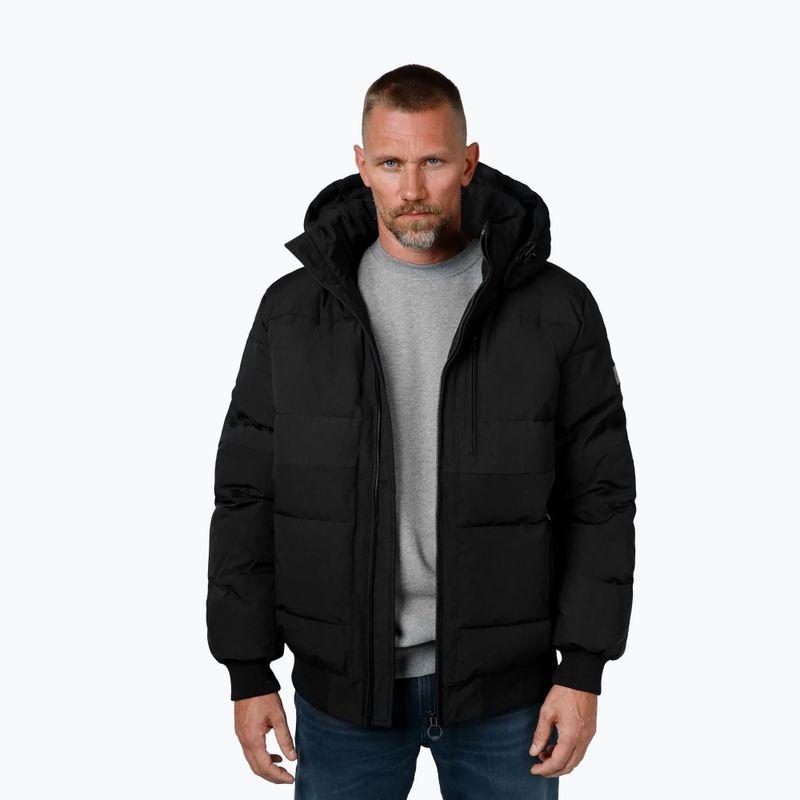 Férfi télikabát Pitbull Patton Quilted Hooded black 4