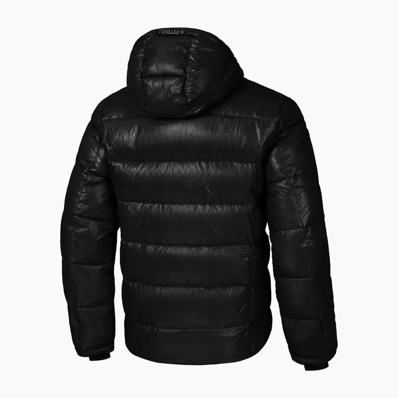 Férfi télikabát Pitbull Pepperwood Ribstop Padded Hooded black 3