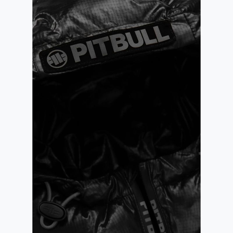 Férfi télikabát Pitbull Pepperwood Ribstop Padded Hooded black 7