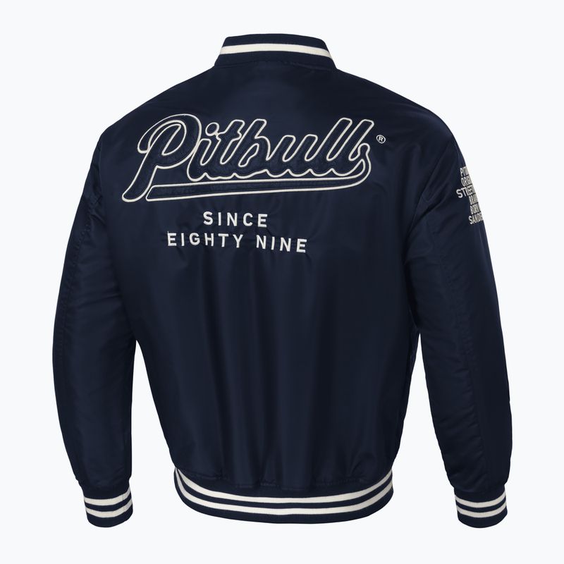 Pitbull West Coast férfi Seabridge Varsity dzseki sötét navy színű 7