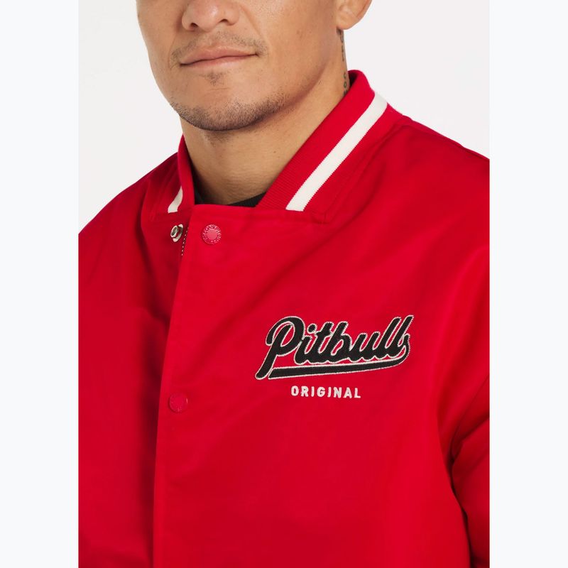 Pitbull West Coast férfi Seabridge Varsity piros kabát 4