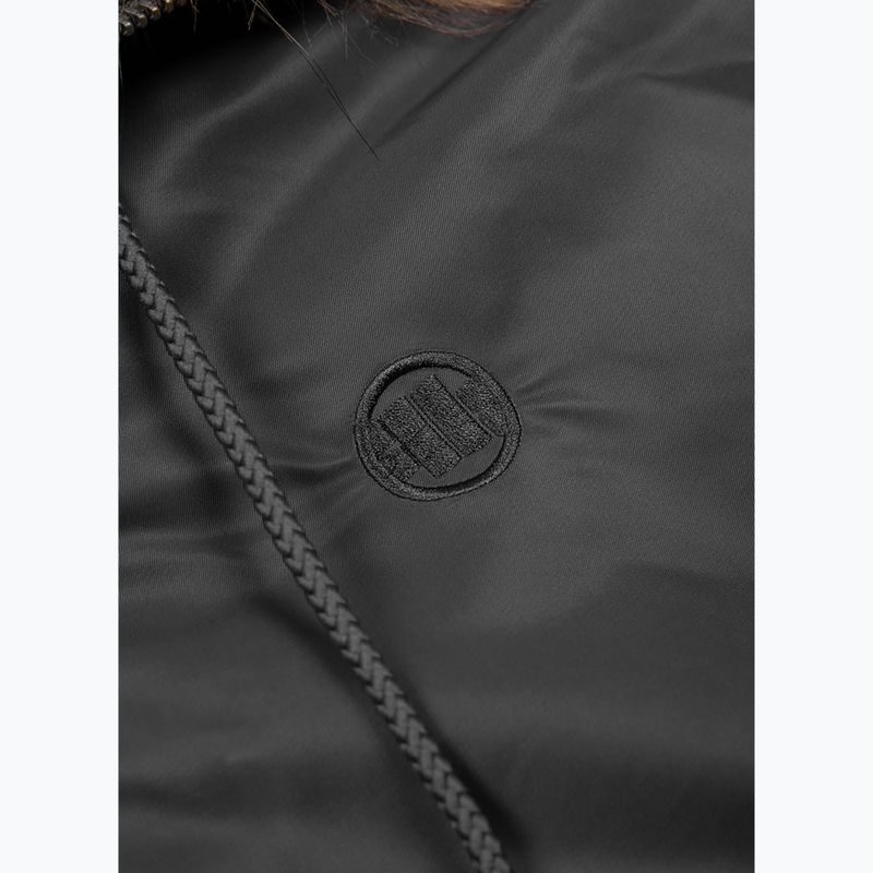 Férfi télikabát Pitbull Harvest Hooded Bomber graphite 9