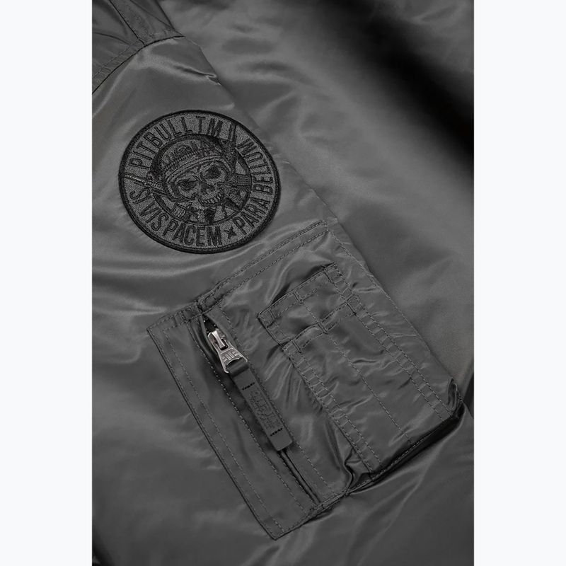 Férfi télikabát Pitbull Harvest Hooded Bomber graphite 11