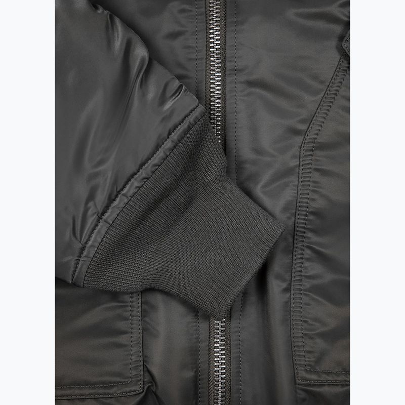 Férfi télikabát Pitbull Harvest Hooded Bomber graphite 12
