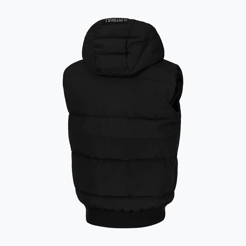 Férfi mellény Pitbull Patton Quilted Hooded black 7