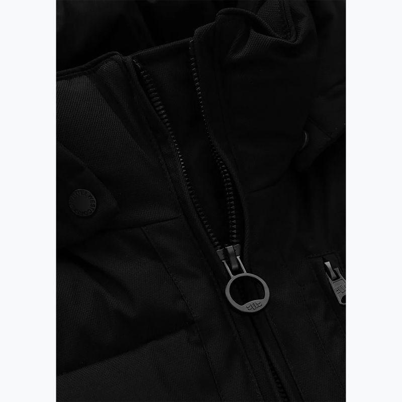 Férfi mellény Pitbull Patton Quilted Hooded black 8