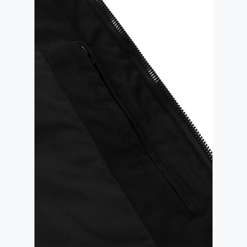 Férfi mellény Pitbull Patton Quilted Hooded black 14