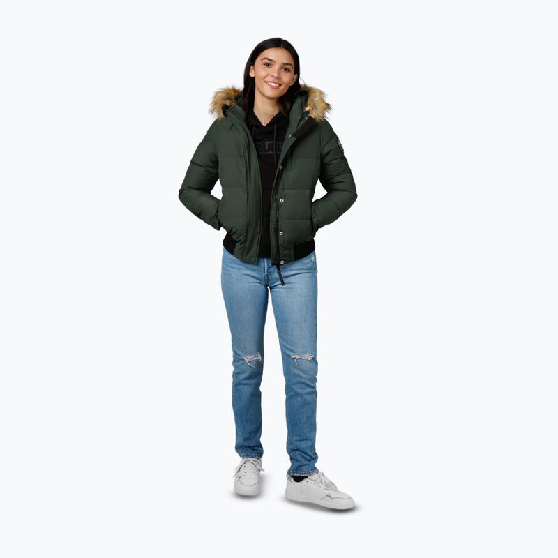 Női télikabát Pitbull Azalea Quilted Hooded olive 2