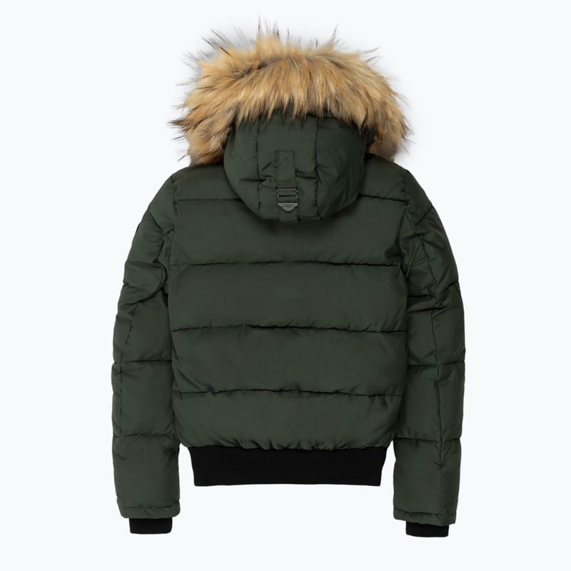 Női télikabát Pitbull Azalea Quilted Hooded olive 2