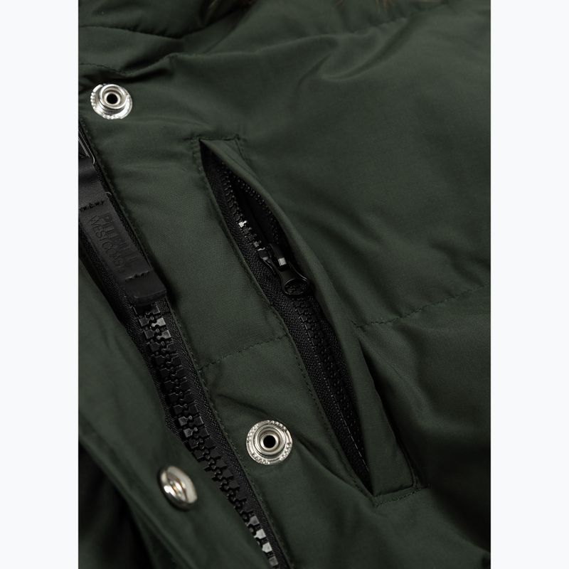 Női télikabát Pitbull Azalea Quilted Hooded olive 6