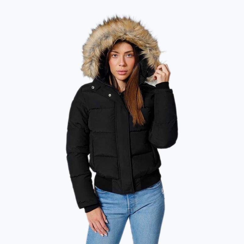 Női télikabát Pitbull Azalea Quilted Hooded black 4