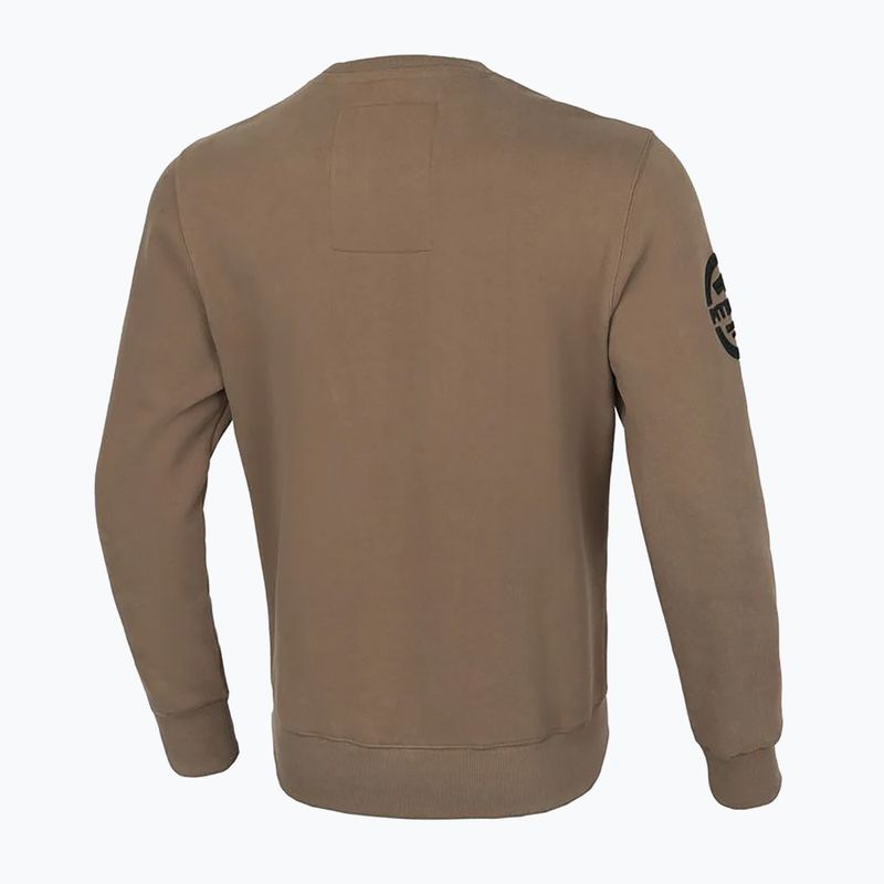 Férfi pulóver Pitbull Sherwood Crewneck brown 7