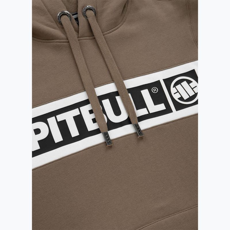 Férfi pulóver Pitbull Sherwood Hooded brown 8