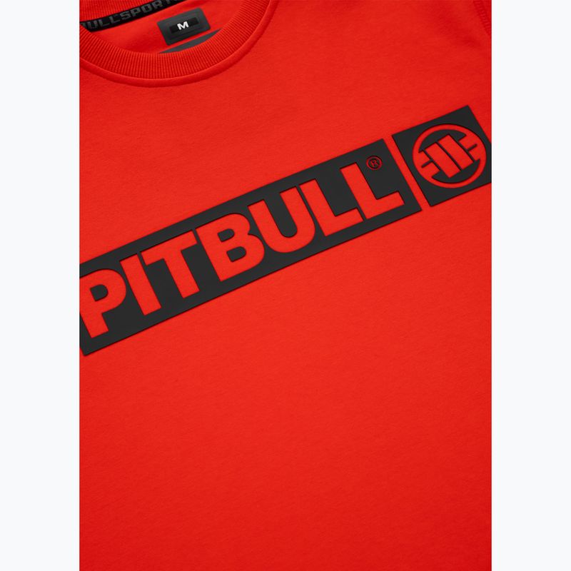 Férfi pulóver Pitbull Beyer Crewneck flame red 6