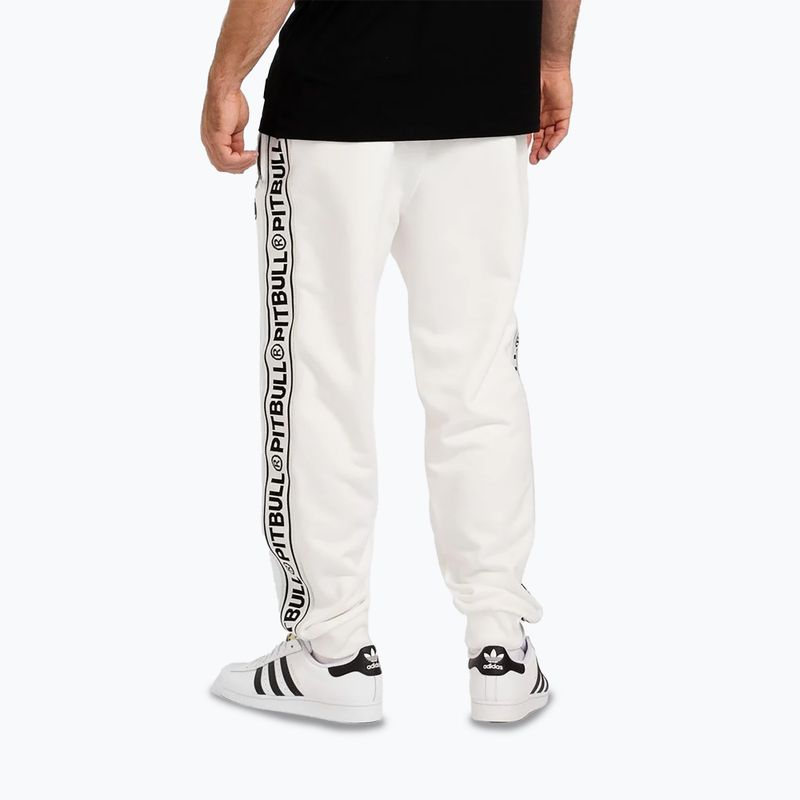 Férfi nadrág Pitbull Trackpants Tape Logo Terry Group off white 3