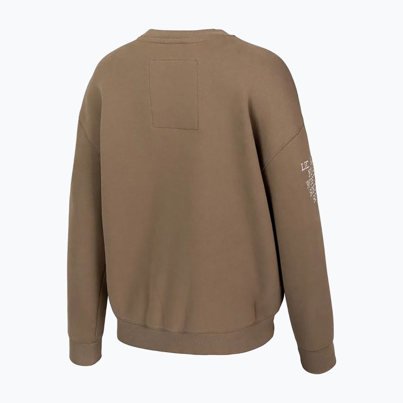 Női pulóver Pitbull Tyrian Crewneck coyote brown 2