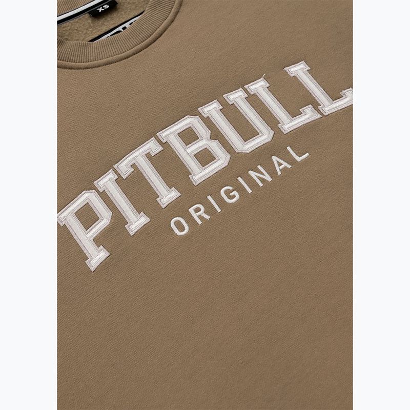 Női pulóver Pitbull Tyrian Crewneck coyote brown 3