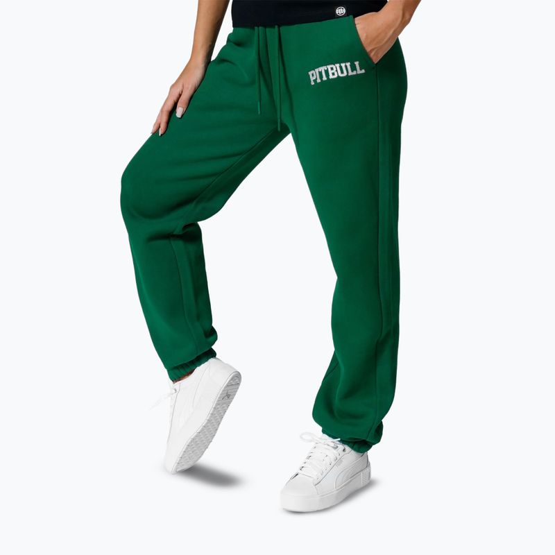 Női nadrág Pitbull Tyrian Trackpants green