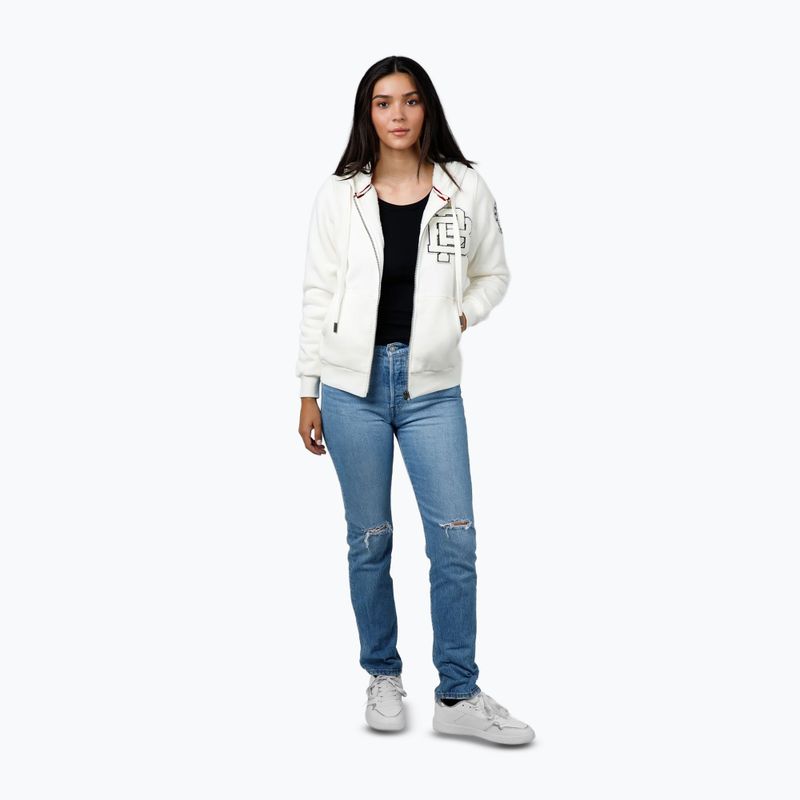 Női pulóver Pitbull Sherpa Ruffina Hooded Zip off white 2