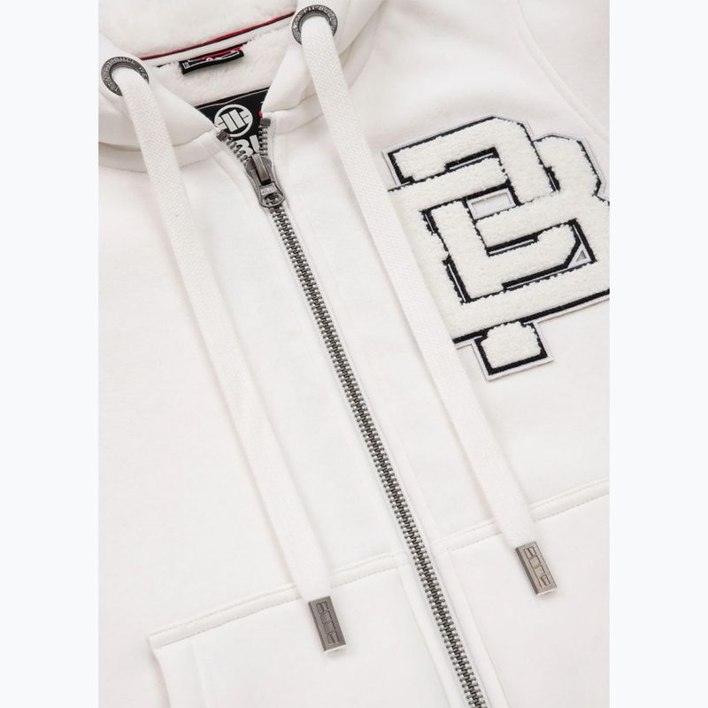 Női pulóver Pitbull Sherpa Ruffina Hooded Zip off white 4