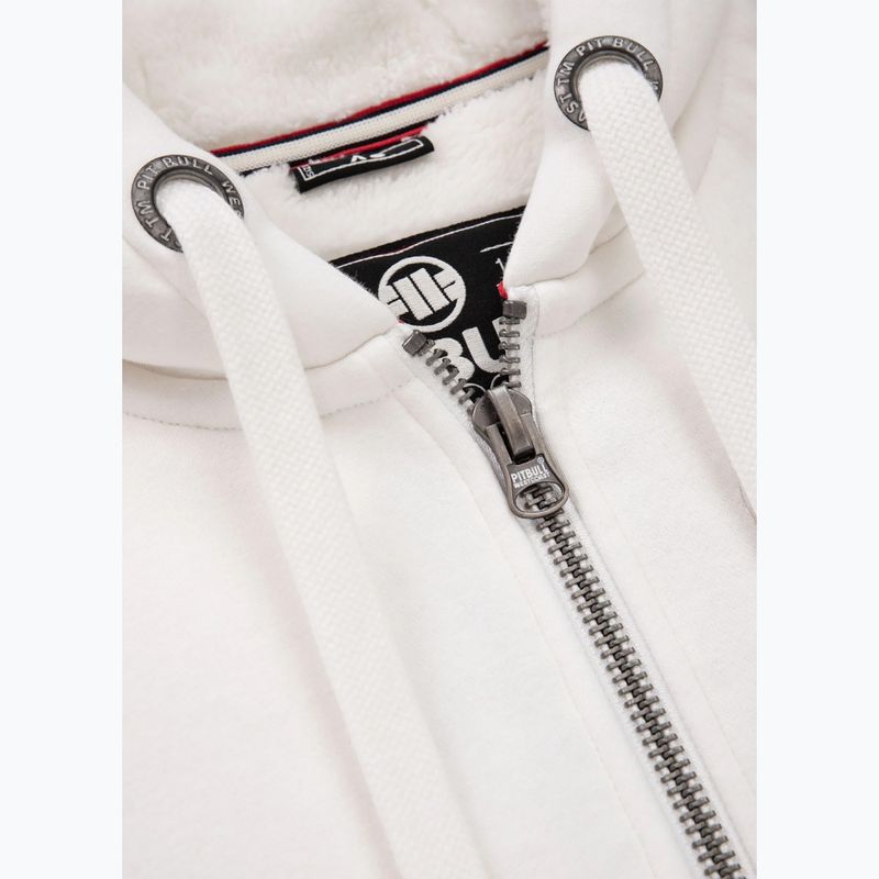 Női pulóver Pitbull Sherpa Ruffina Hooded Zip off white 5