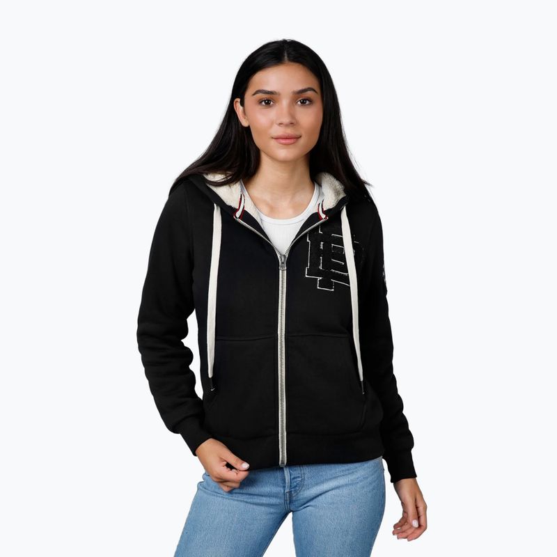 Női pulóver Pitbull Sherpa Ruffina Hooded Zip black