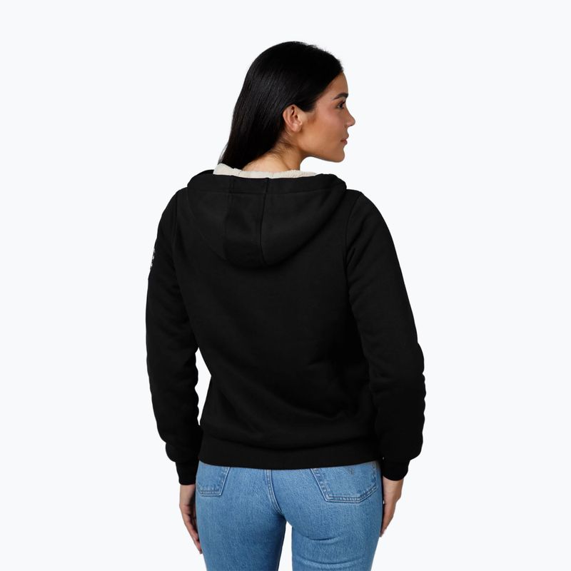 Női pulóver Pitbull Sherpa Ruffina Hooded Zip black 2