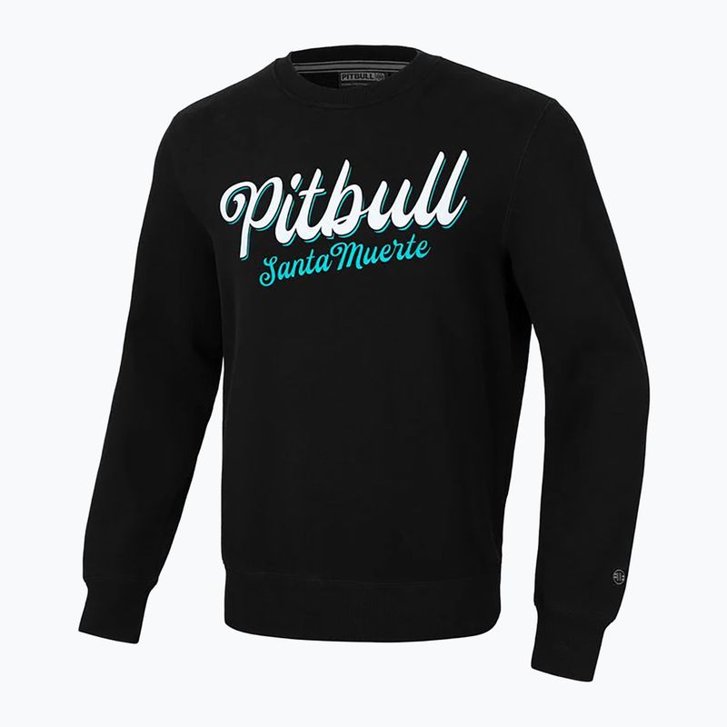 Férfi Pitbull West Coast Crewneck Santa Muerte pulóver fekete