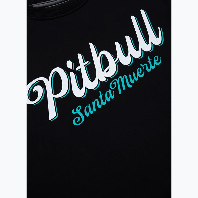 Férfi Pitbull West Coast Crewneck Santa Muerte pulóver fekete 4
