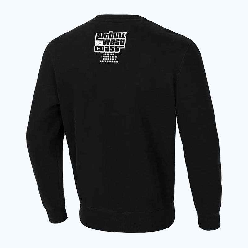 Férfi Pitbull West Coast Crewneck pulóver Most Wanted fekete 2