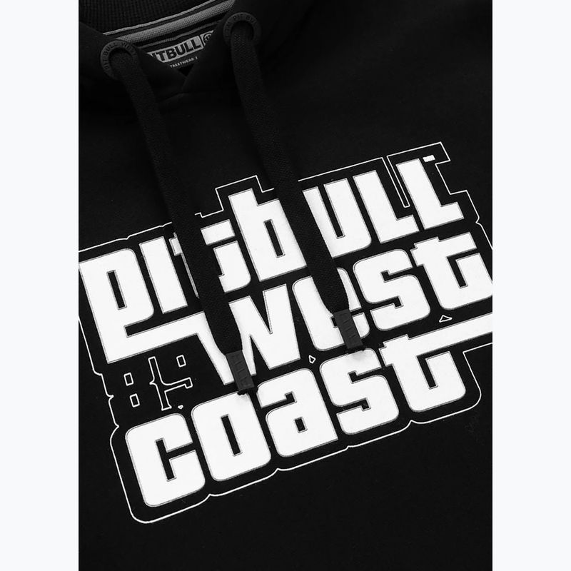 Férfi Pitbull West Coast kapucnis Most Wanted melegítőfelső fekete 3