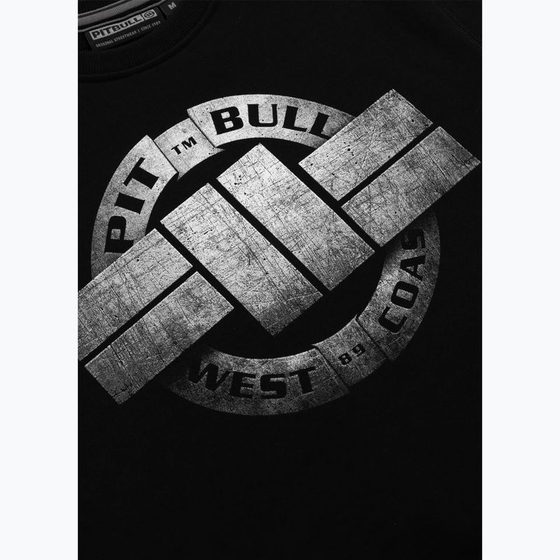 Férfi Pitbull West Coast Crewneck Steel Logo X pulóver fekete 3