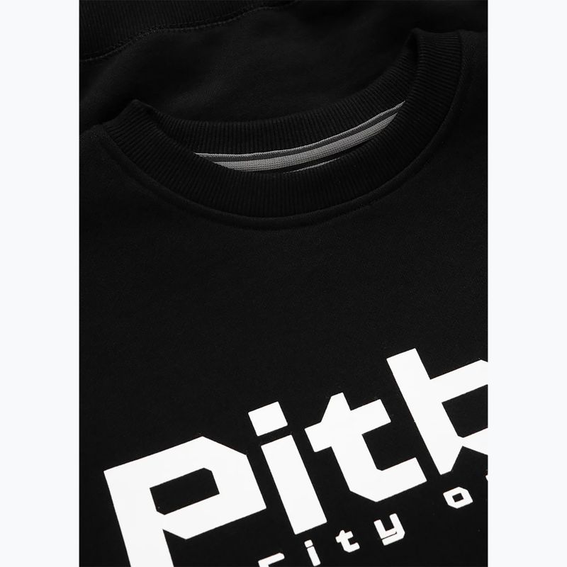 Férfi Pitbull West Coast Crewneck City Of Dogs pulóver fekete 3
