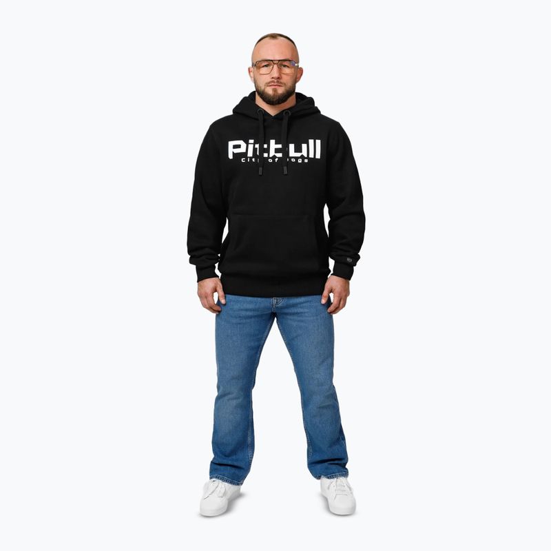 Férfi pulóver Pitbull Hooded City Of Dogs black 2