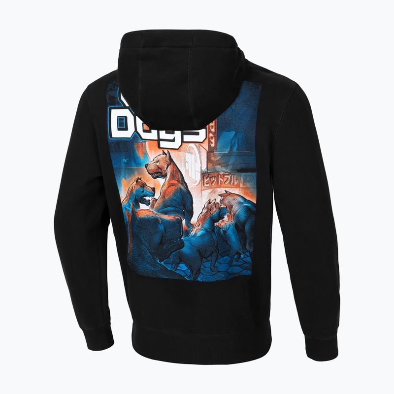 Férfi pulóver Pitbull Hooded City Of Dogs black 5