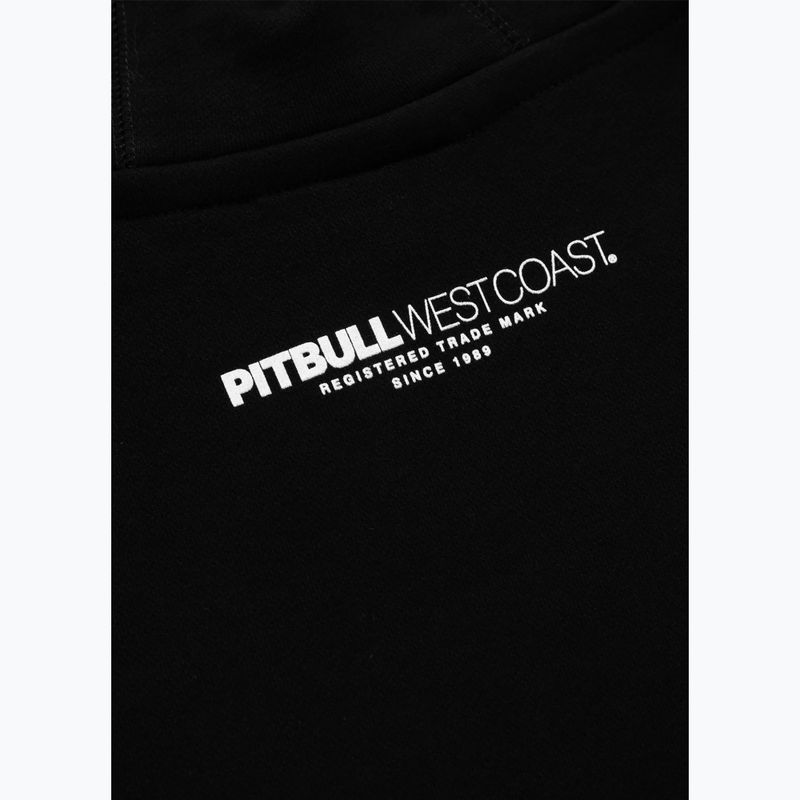 Férfi pulóver Pitbull Hooded Classic Logo black 5