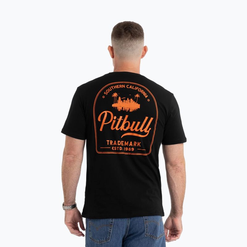 Pitbull férfi póló So Cal fekete 3