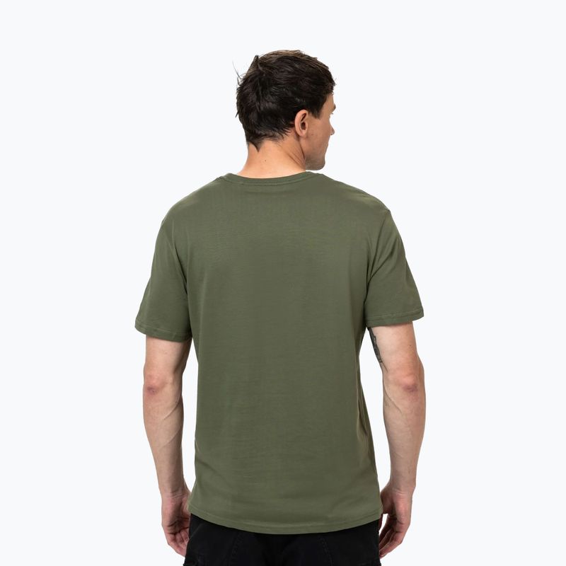 Férfi póló Pitbull Small Logo olive 3